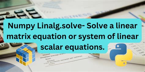 np.linalg.solve