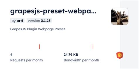 Npm Grapesjs-Preset-Webpage