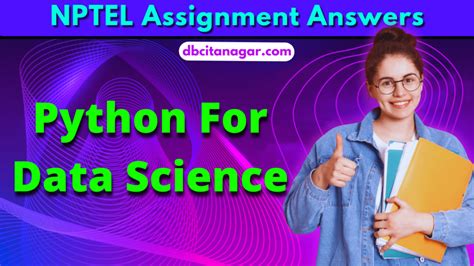 nptel python for data science assignment answers