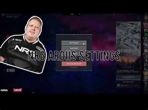 nrg ardiis settings