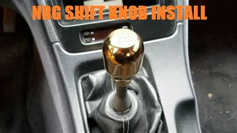 Nrg Shift Knob Install