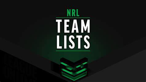 nrl round 2 2023 team lists