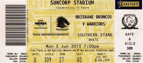 nrl tickets broncos vs warriors