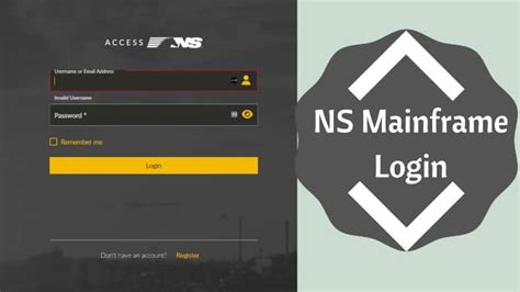 ns mainframe login
