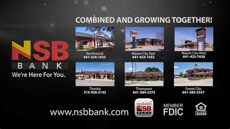 nsb bank mason city iowa home page