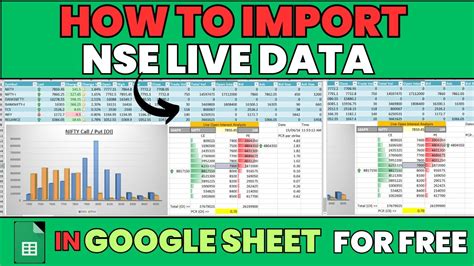 nse live data in excel spreadsheet