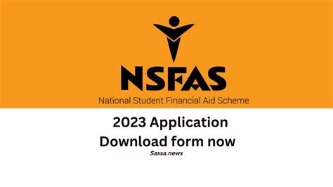 nsfas bursary application 2023