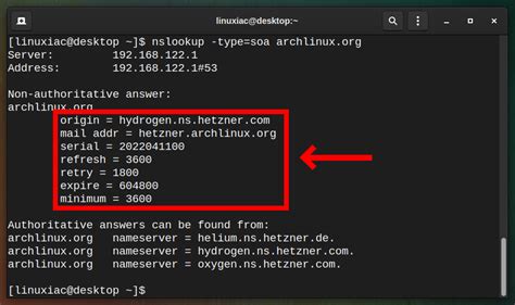 nslookup command use in linux