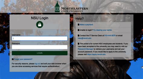 nsu.edu login