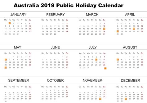 nsw public holidays 2019
