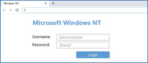 nt access login password