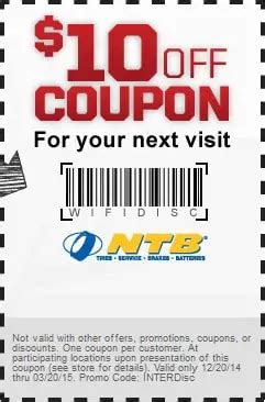 ntb coupons