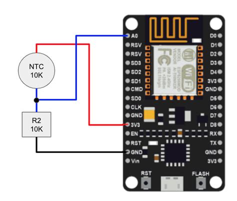 Ntc Temperature Sensor Esp32