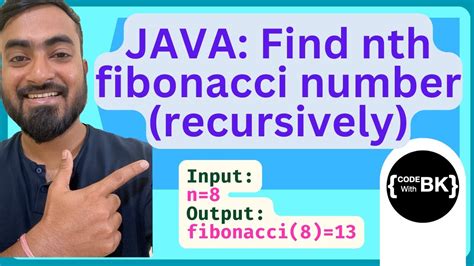 nth fibonacci number using recursion in java