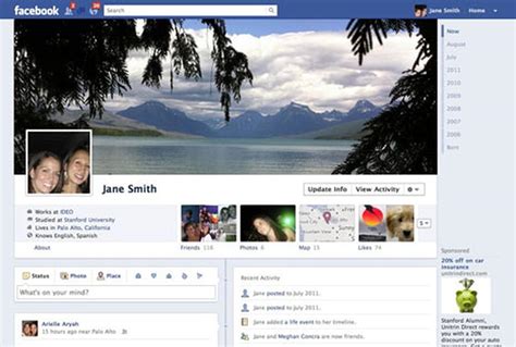 nuevo perfil en facebook