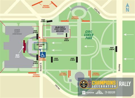 nuggets parade route map