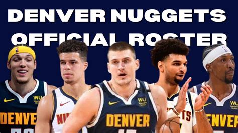 nuggets roster 2023 draft picks