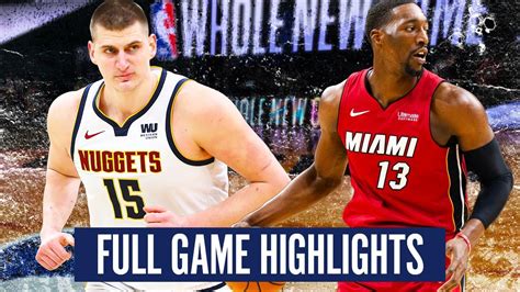 nuggets vs heat full game