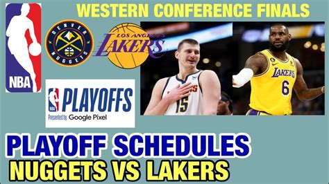 nuggets vs lakers game schedule