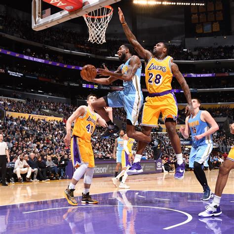 nuggets vs lakers regular season