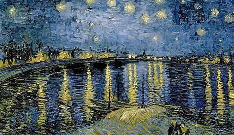 testclod Nuit étoilée sur le Rhône, Vincent Van Gogh