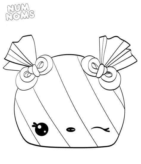 Num Nom Coloring Page