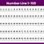 number line 1 to 100 printable