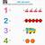 number matching worksheets 1 5