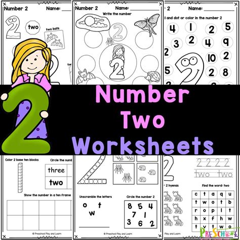 Number 2 Number Printable Prek