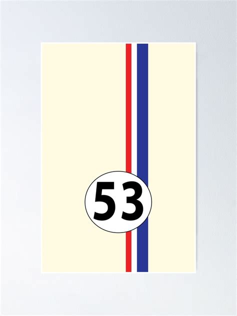 Number 53 Printable Herbie