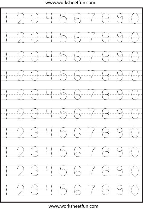 Number And Alphabet Tracing Sheets