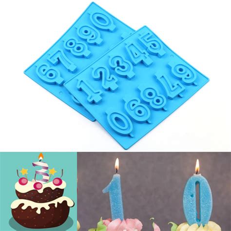 Number Candle Mold
