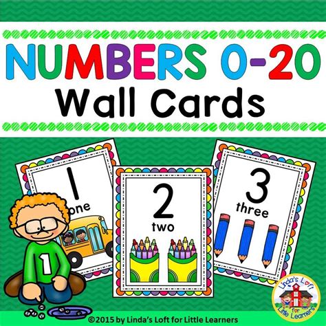 Number Cards For Classroom Wall