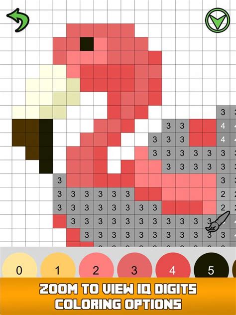 number coloring games pixel art