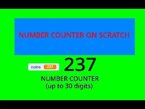 Number Counters Scratch