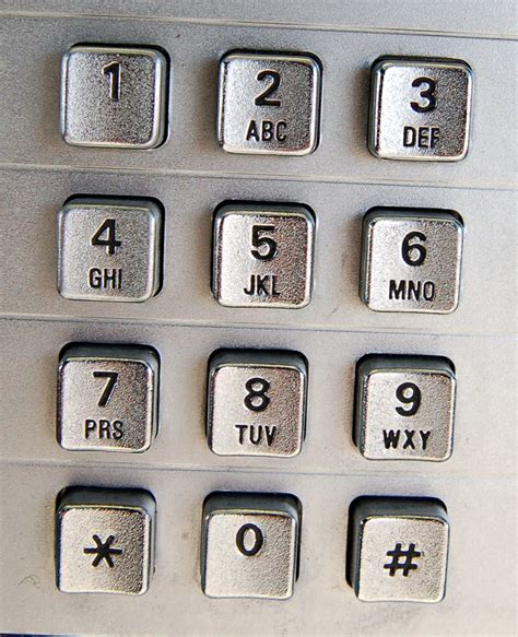 number dial pad