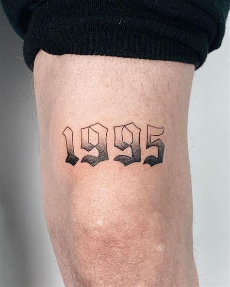 Revolutionary Number Fonts Tattoo Designs Ideas