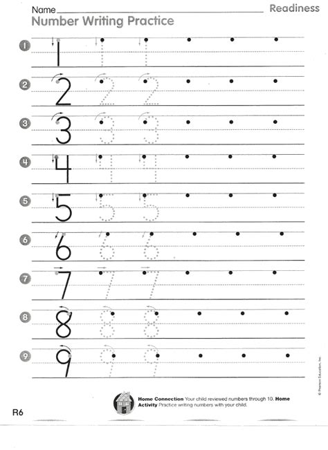 number handwriting practice pdf