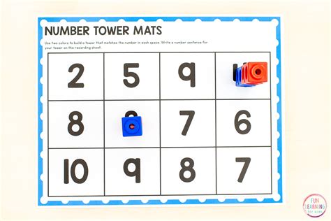 Number Mat Printable