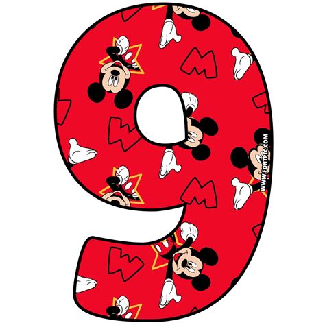 Number Nine Mickey Mouse
