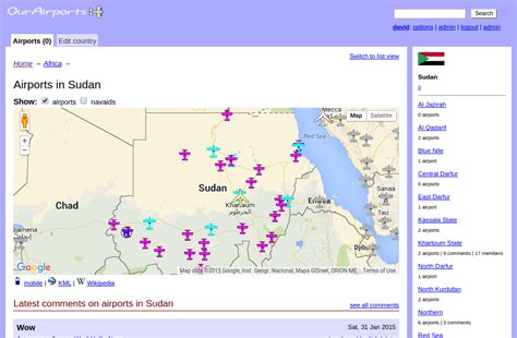 number of airports in sudan