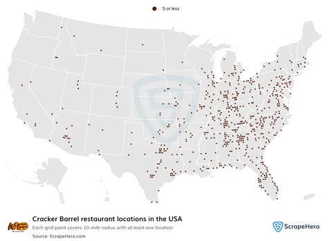 number of cracker barrel locations