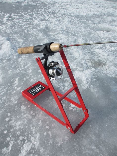 Number of rods for ice fishing holder