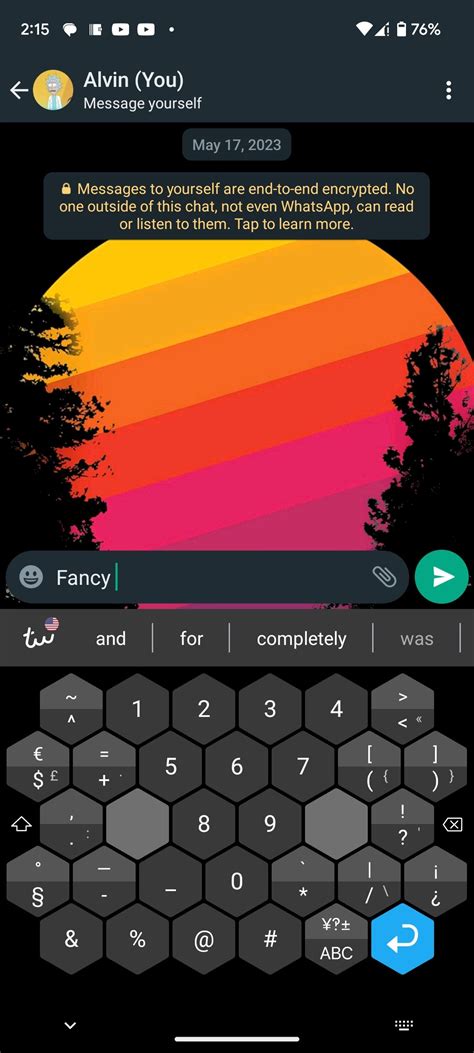 number of the Best Keyboard Apps for Android ring