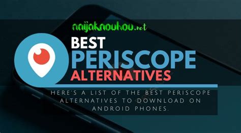number of the Best Periscope Alternatives for Android