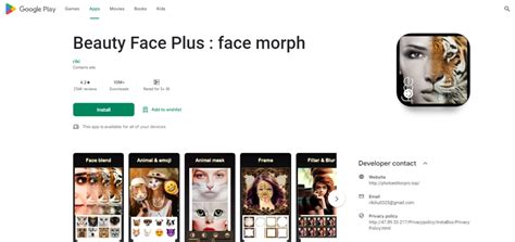 number of the Best look morph Apps for Android and iOS