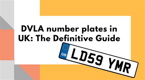 Number Plates Uk Dvla