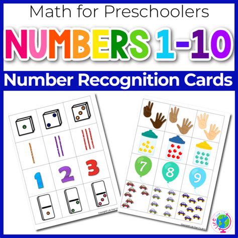 Number Recognition Cards Printable