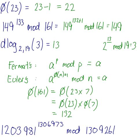 number theory examples