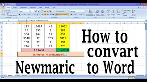 How to Convert Number into Word in Excel in Indian Rupees (Tutorial